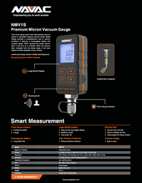 Thumbnail of document Data Sheet - NMV1S Premium Micron Vacuum Gauge